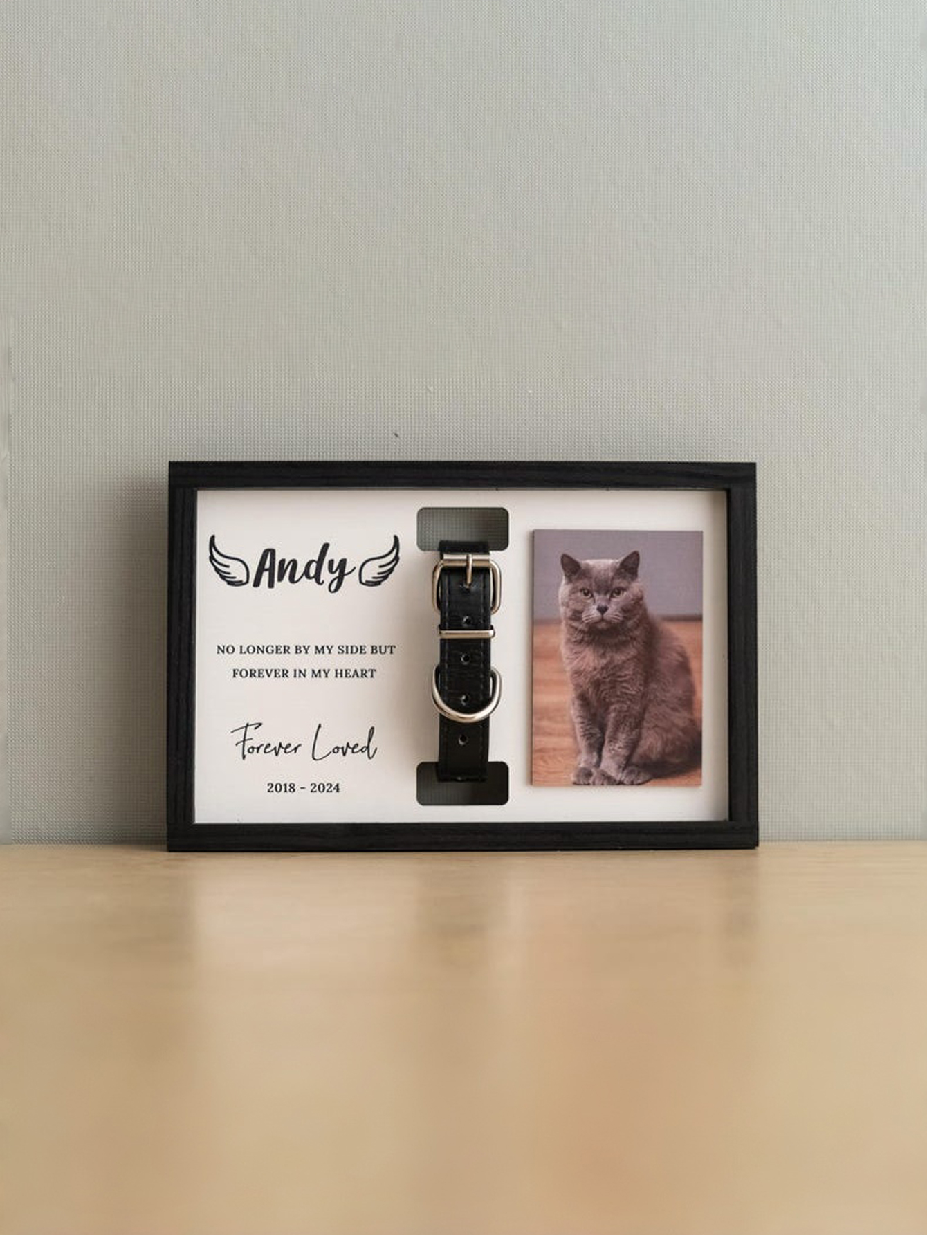 Personalized Wooden Pet Memorial Photo Frame